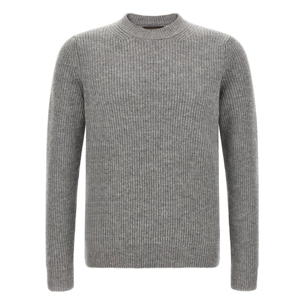 ZANONE Gray Virgin Wool Men's Cardigan